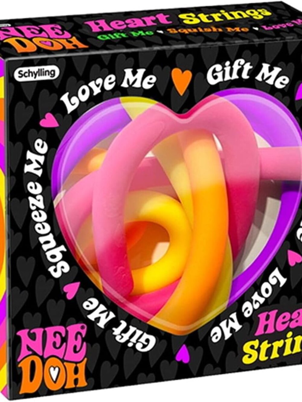 NEW NEEDOH Heart Strings AUTHENTIC Schylling Product stress relief random colors